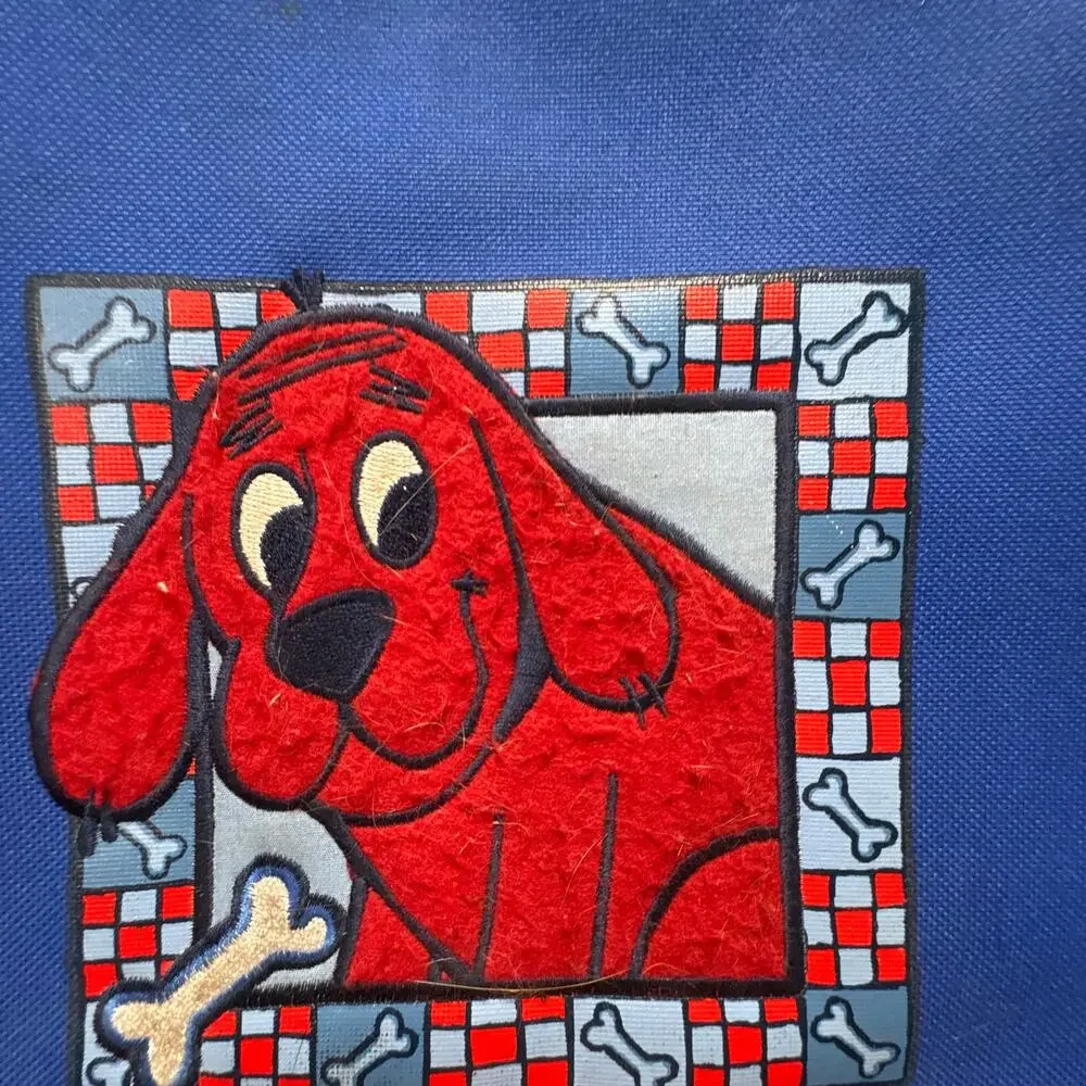 Rare vintage Scholastic Clifford The Big Red Dog Luggage Suitcase For Children